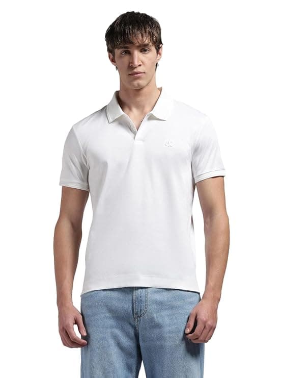 Calvin Klein Jeans Slim Fit Cotton Polo T-Shirt